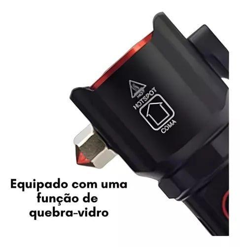 Imagem de Lanterna tática com quebra vidro 2000m  sabre de luz b-max modelo bm-8521