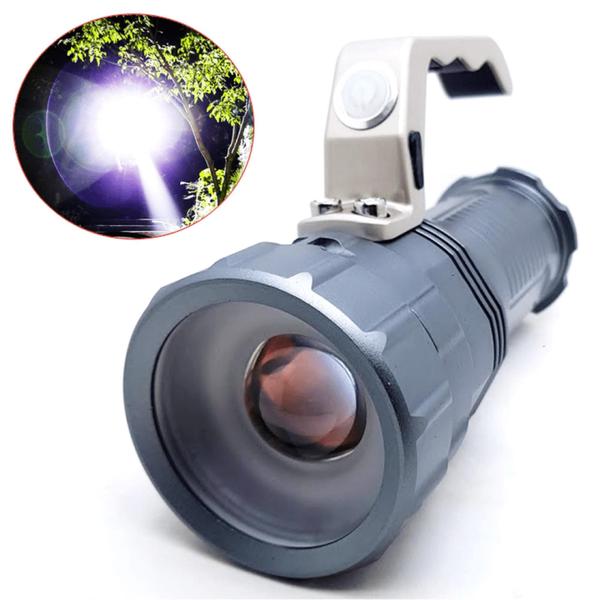 Imagem de Lanterna Tática Luz Led Cree T6 Com Sinalizador 58000w Ideal Para Quedas de Energia B8806