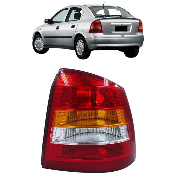 Imagem de Lanterna Traseira Astra Hatch 1999 2000 01 2002 Tricolor