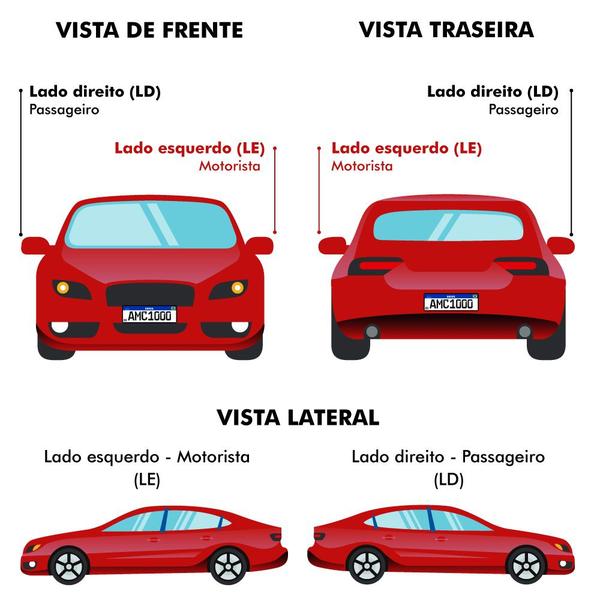 Imagem de Lanterna Traseira Clio Hatch 2003 A 2010 Bicolor Lado Esquerdo