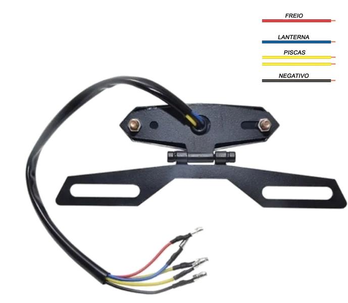 Imagem de Lanterna Traseira Com Pisca Esportiva Modelo Led Para Adaptação Cb 300 Xre 300 Xt 600 Xt 660 Xtz Lander Tenere