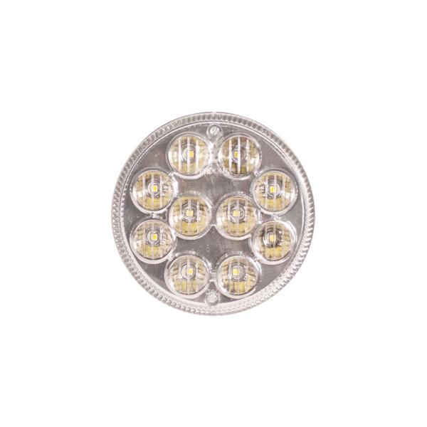 Imagem de Lanterna Traseira compativel Nom a 10 Leds 96Mm Cristal Onibus Suporte traseira