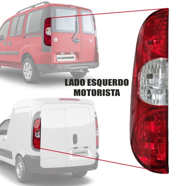 Imagem de Lanterna Traseira Fiat Doblô 2010 a 21 Fiorino 3 Furos 2014 a 22 Le