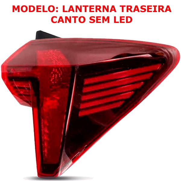 Imagem de Lanterna traseira hb20 hatch 2023 2024 2025 canto sem led