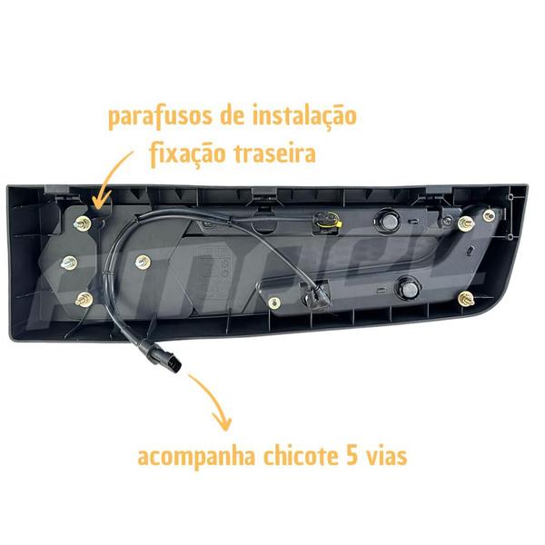 Imagem de Lanterna Traseira Implemento Euro Bivolt c/ chicote Esquerdo