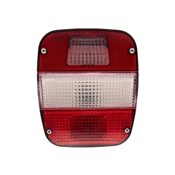 Imagem de Lanterna Traseira LED 24V Ford Volks Marmitão Cristal Lado Esquerdo Com Vigia Branco Lantersul