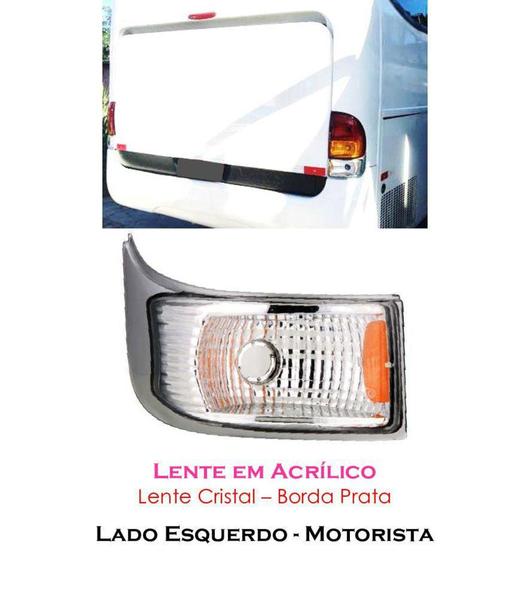 Imagem de Lanterna Traseira Luz de Ré  - Lado Esquerdo - Ônibus Marcopolo G6 - Silo