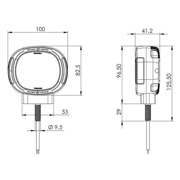 Imagem de Lanterna Traseira Modelo Três Marias Clássica Led Bi Volt Cristal Com Parafuso Na Base