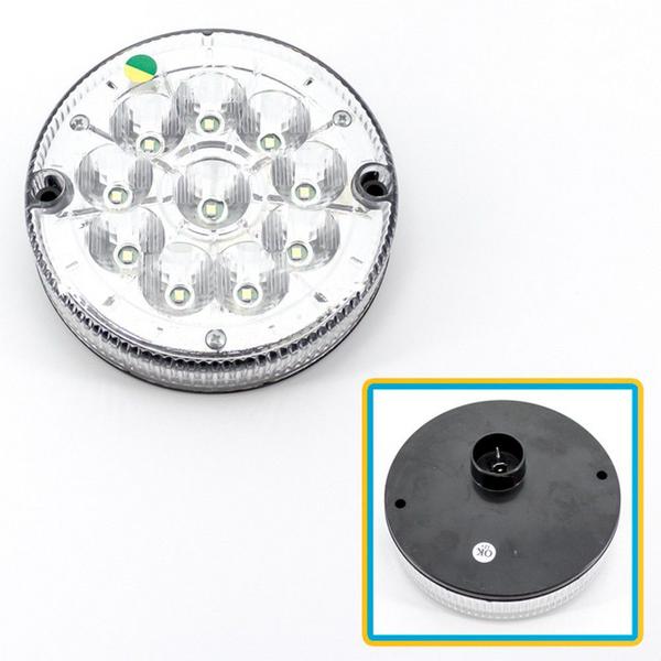 Imagem de Lanterna traseira para suporte Carreta Librelato 10 Leds 12V Branco - Pradolux