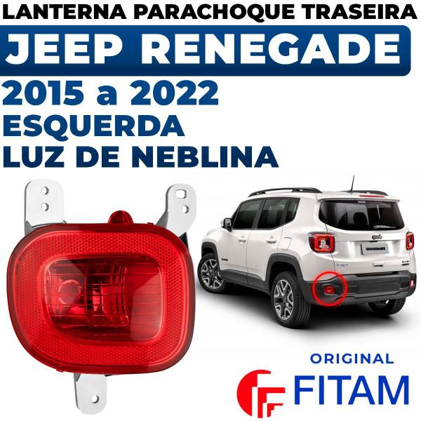 Imagem de Lanterna Traseira Parachoque Jeep Renegade Luz de Neblina Luz de Ré Original Fitam