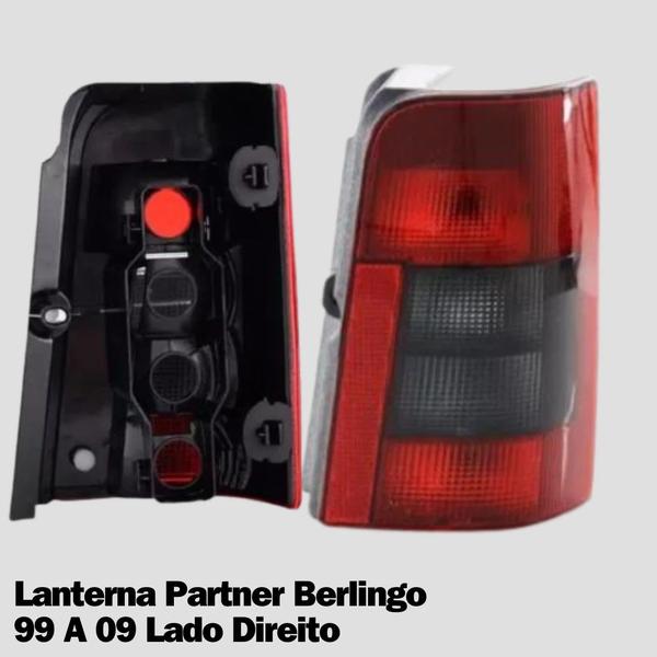 Imagem de Lanterna Traseira Partner Berlingo 1996 A 2009 lado direito