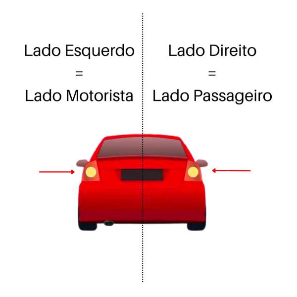 Imagem de Lanterna traseira polo hatch 2007 a 2011 bicolor ld direito