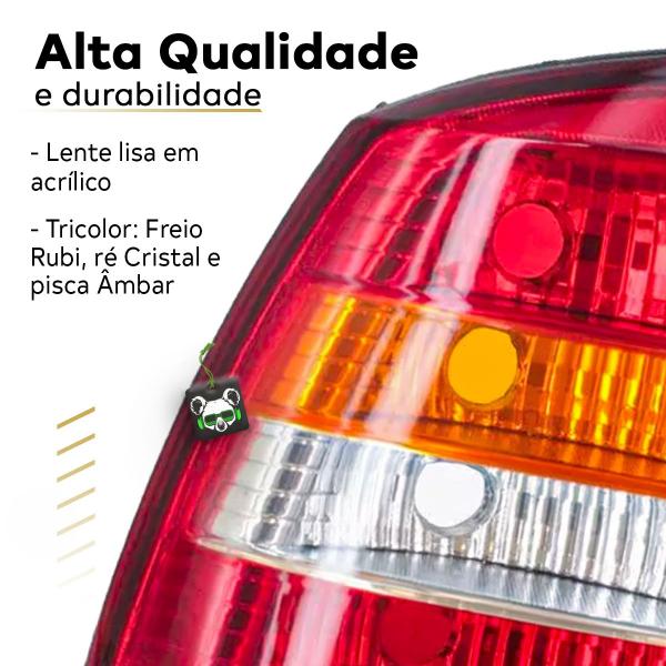 Imagem de Lanterna Traseira Tricolor Astra Hatch 1999 2000 2001 2002