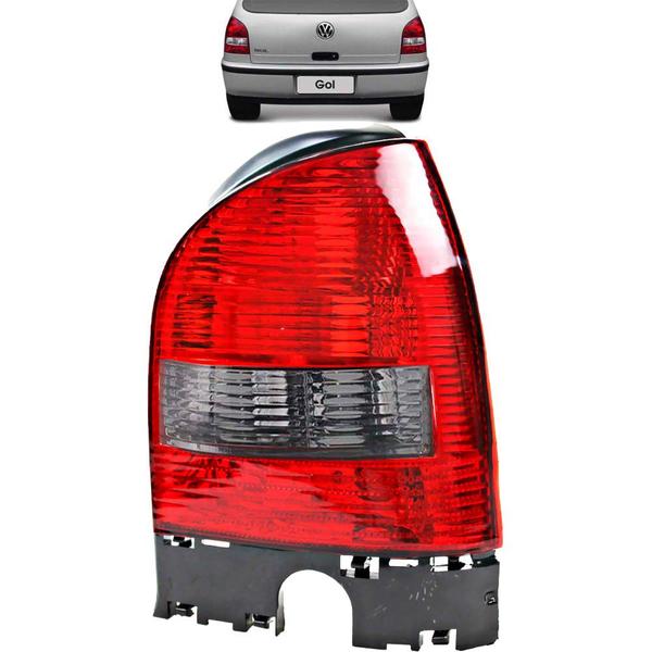 Imagem de Lanterna Traseira VW Gol G3 1999 2000 2001 2002 2003 2004 2005 Fumê LD