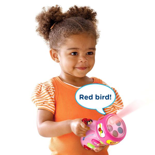 Imagem de Lanterna VTech Spin and Learn Color, rosa para crianças de 1 a 3 anos