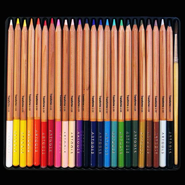 Imagem de Lapis Aquarelável Artools Aquarell Estojo C/ 24 Cores