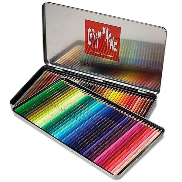 Imagem de Lápis Aquarelável Caran D'Ache Supracolor Soft 80 Cores 3888380