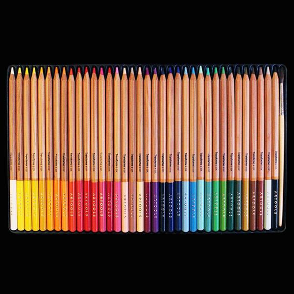 Imagem de Lápis Aquarell Aquarelável Artools  Estojo Metálico com 36 cores  688831