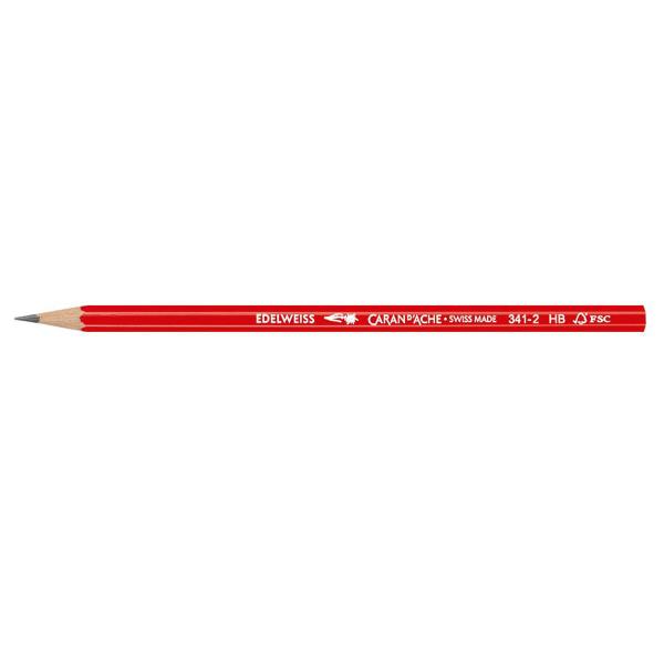 Imagem de Lapis Caran d'Ache Edelweiss HB corpo Vermelho