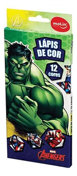 Imagem de Lápis De Cor 12 Cores Avengers Marvel - Molin