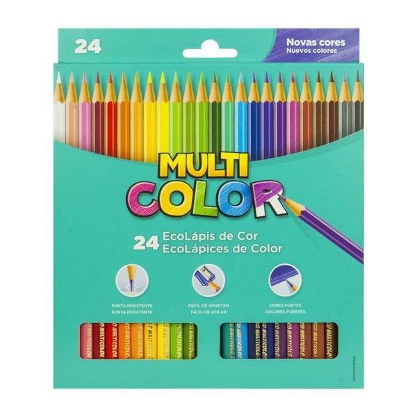 Imagem de Lápis de cor 24 cores Multicolor