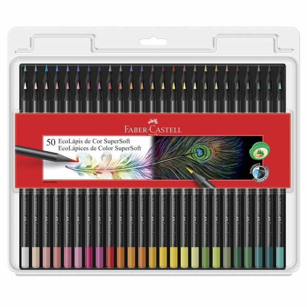 Imagem de Lápis de Cor 50 Cores SuperSoft Faber Castell