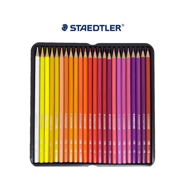 Imagem de Lapis De Cor 72 Cores STAEDTLER Estojo Metal Lata Sextavado