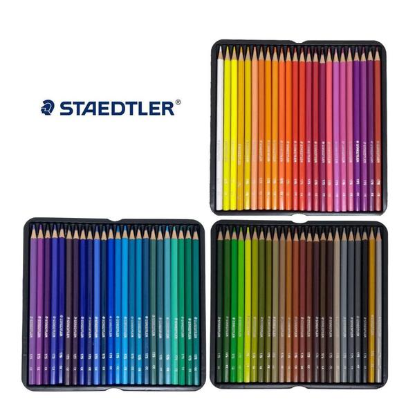 Imagem de Lapis De Cor 72 Cores STAEDTLER Estojo Metal Lata Sextavado