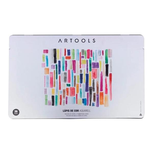 Lápis de Cor Aquarelável Artools Aquarell C/ 36 Cores 688831 Imagem de Lápis de Cor Aquarelável Artools Aquarell C/ 36 Cores 688831