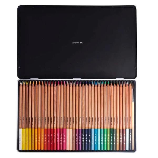 Lápis de Cor Aquarelável Artools Aquarell C/ 36 Cores 688831 Imagem de Lápis de Cor Aquarelável Artools Aquarell C/ 36 Cores 688831