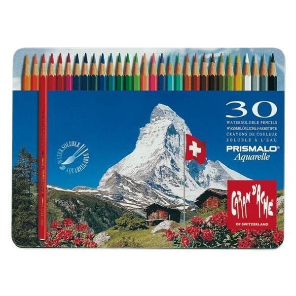 Imagem de Lápis De Cor Aquarelável Caran D'Ache Prismalo 30 Cores