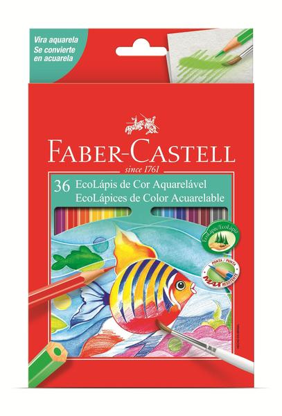 Imagem de Lápis de Cor Aquarelável Faber Castell 36 Cores