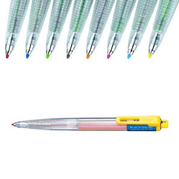 Lápis de Cor Automático Pentel Multi 8 8 Cores Imagem de Lápis de Cor Automático Pentel Multi 8 8 Cores