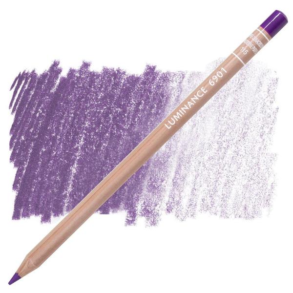 Imagem de Lápis de Cor CarandAche Luminance 6901 Quinacridone Purple Pink 115  6901115