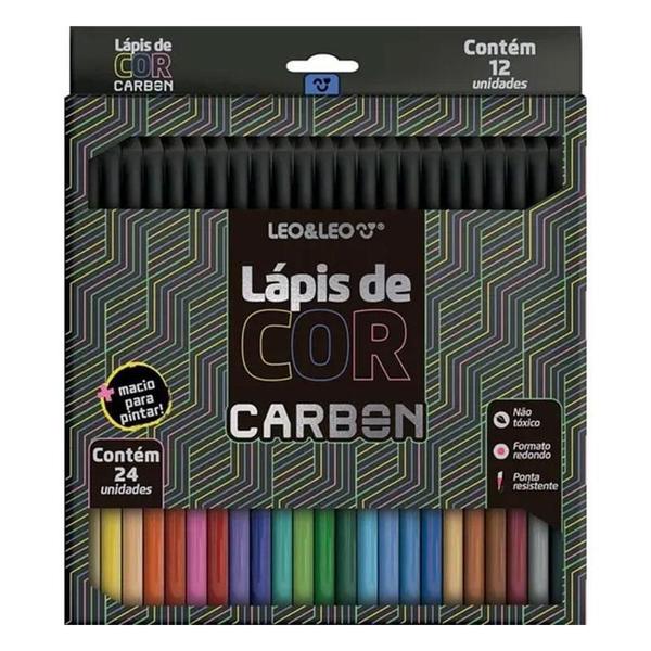 Imagem de Lápis de Cor Carbon Line 4431 24 Cores - Leo&Leo