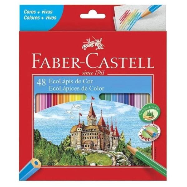 Imagem de Lápis de Cor Com 48 Cores Quality 120148 - Faber Castell