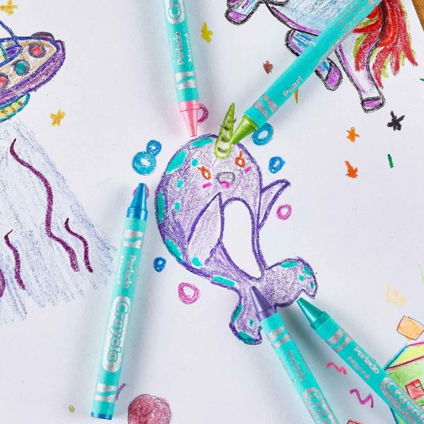 Imagem de Lápis de cor Crayola Pearl 24 unidades, cores peroladas para crianças