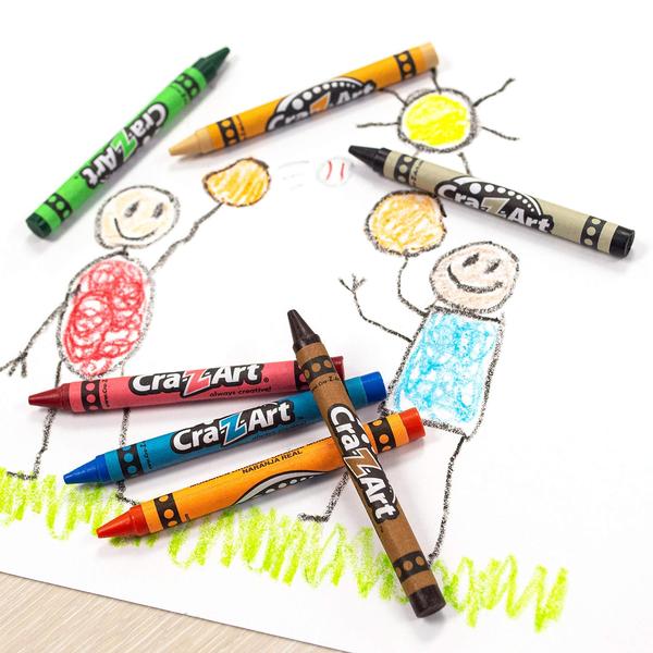 Imagem de Lápis de cor Crayons Cra-Z-Art 96ct em caixa flip-top com apontador