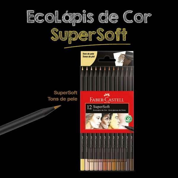 Imagem de Lápis De Cor E Brush FABER CASTELL Cor De Pele Super Soft