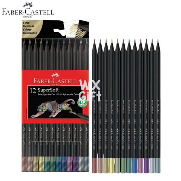 Imagem de Lápis de Cor Eco SuperSoft -  Faber-Castell  /WX Gift