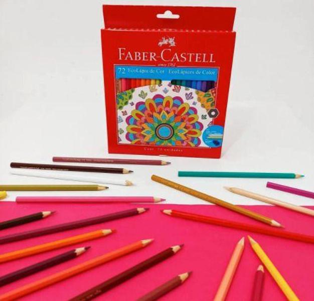 Imagem de Lápis de Cor Ecolápis Faber Castell 72 cores