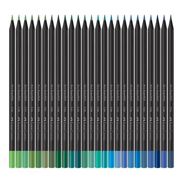 Imagem de Lápis de Cor EcoLápis SuperSoft 100 Cores - Faber-Castell