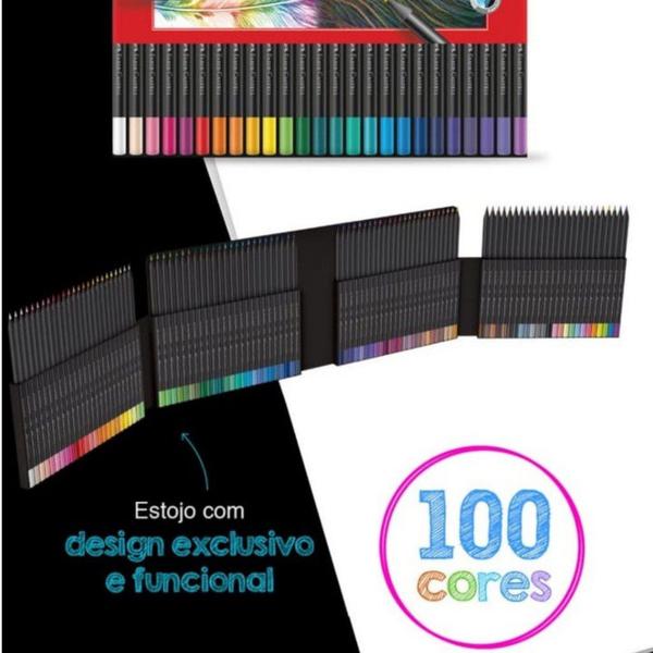 Imagem de Lapis De Cor FABER CASTELL 100 Cores SuperSoft Ecolapis Profissional