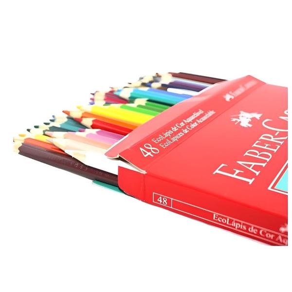 Imagem de Lápis de Cor Faber Castell Ecolapis 48 Cores Aquarelável