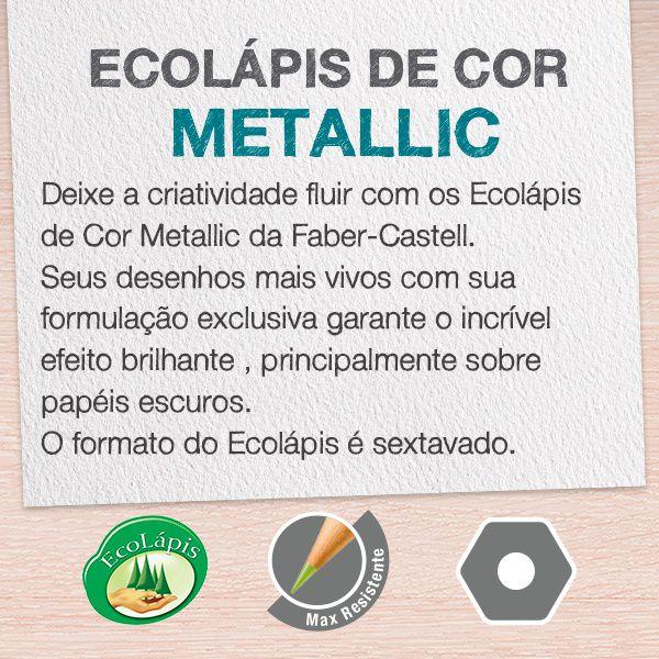 Imagem de Lapis De Cor FABER CASTELL Metallic 10 Cores Metálico