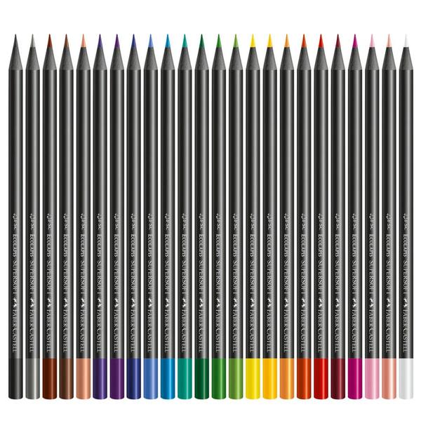 Imagem de Lápis De Cor Faber-castell Supersoft 24 Cores