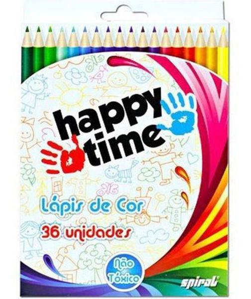 Imagem de Lápis De Cor Happy-time 36 Unidades Redondo Ht 111704 Spiral