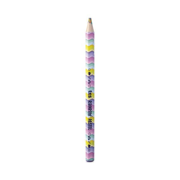 Lápis De Cor Jumbo Rainbow Mina Clássica E Pastel Cart C/2 UN Tris - NoBrand Imagem de Lápis De Cor Jumbo Rainbow Mina Clássica E Pastel Cart C/2 UN Tris