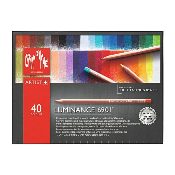 Imagem de Lápis De Cor Luminance 40 Cores Caran D'Ache Artist