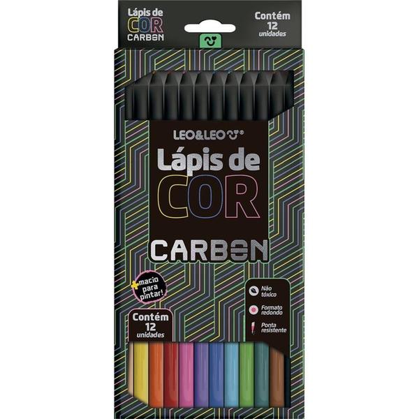 Imagem de Lapis de COR Redondo Carbon Line 12 Cores